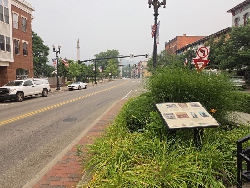 The "Point" Marker looking towards Soldiers and Sailors Park. Click for full size. The "Point" Marker looking towards Soldiers and Sailors Park image. Click for full size.