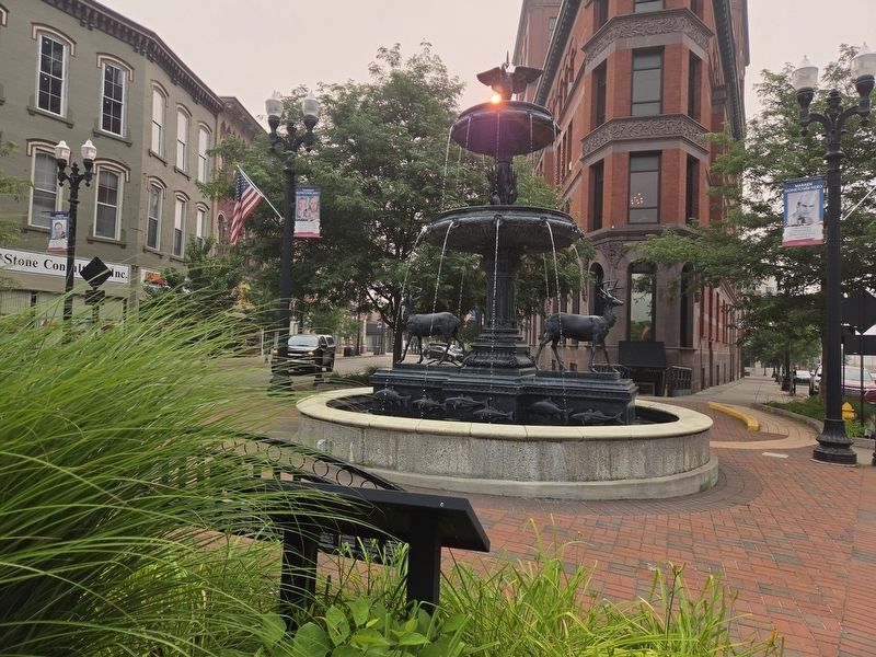 The "Point" Marker at the fountain. Click for full size. The "Point" Marker at the fountain image. Click for full size.