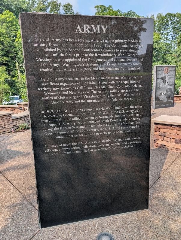 Upper St. Clair Veterans Park Marker image. Click for full size.