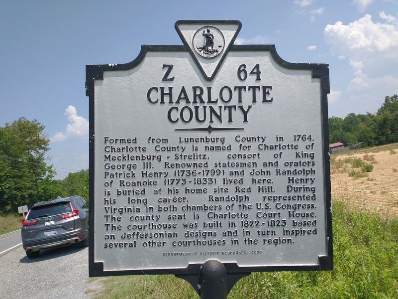 Campbell County / Charlotte County Marker image. Click for full size.