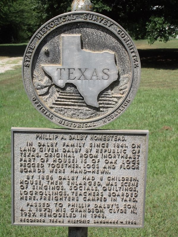 Phillip A. Dalby Homestead Marker image. Click for full size.