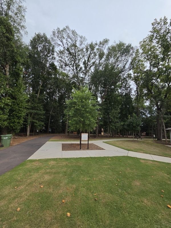 The location of the Mighty Oak, referenced in the marker image. Click for full size.