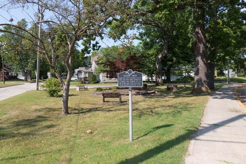Gilson Park and Marker image. Click for full size.