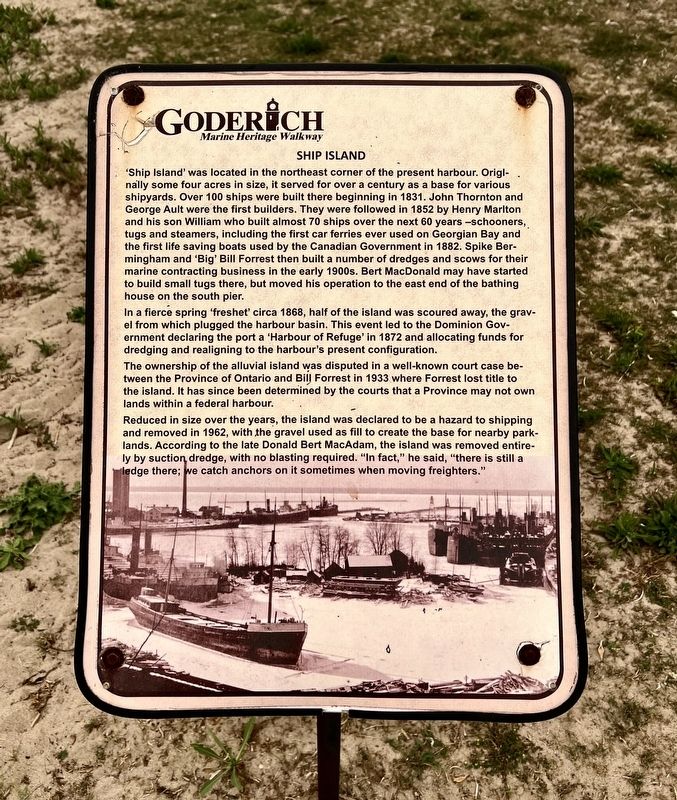 Ship Island Marker image. Click for full size.