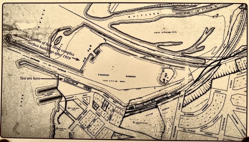 Goderich Harbour marker map detail image. Click for full size.