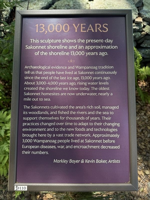 13,000 Years Marker image. Click for full size.
