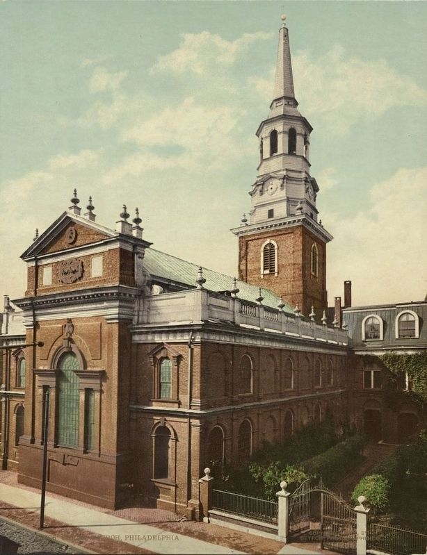 <i>Christ Church, Philadelphia</i>. Click for full size. <i>Christ Church, Philadelphia</i> image. Click for full size.