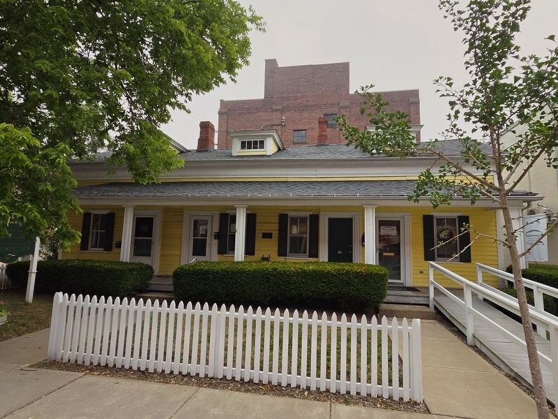 The Sill House, referenced in the marker, one of the oldest houses in Warren. Click for full size. The Sill House, referenced in the marker, one of the oldest houses in Warren image. Click for full size.