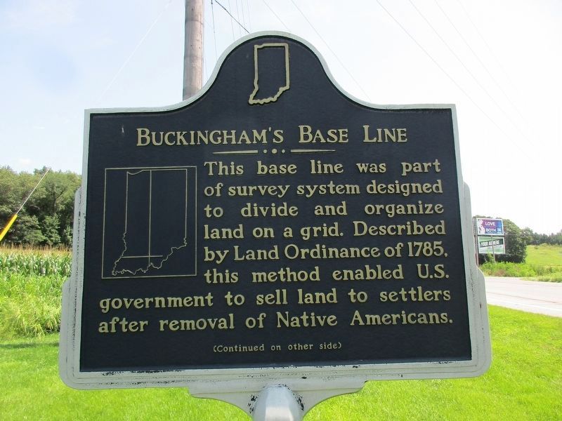 Buckingham's Base Line Marker image. Click for full size.