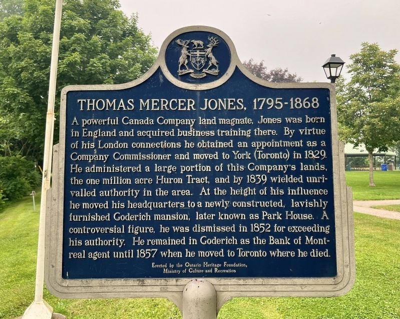 Thomas Mercer Jones, 1795-1868 Marker. Click for full size. Thomas Mercer Jones, 1795-1868 Marker image. Click for full size.