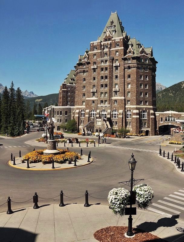 Banff Springs Hotel - Marker in context image. Click for full size.