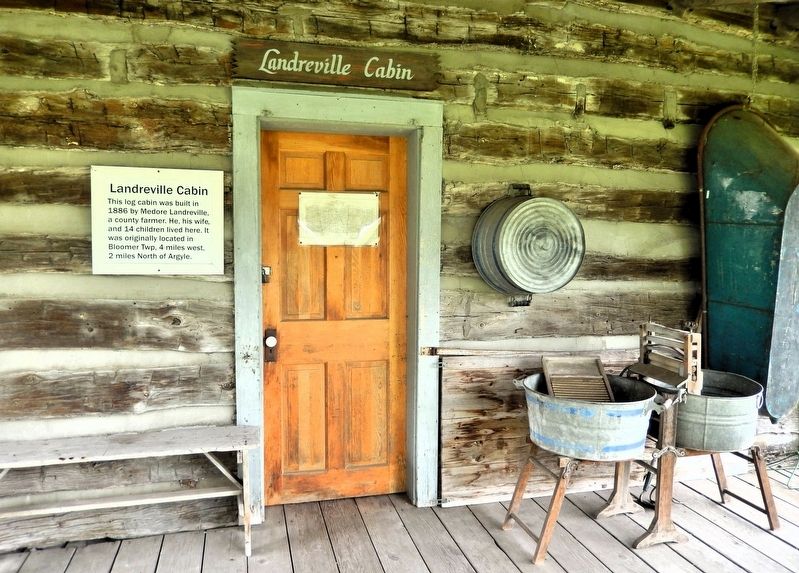 Landreville Cabin Marker image. Click for full size.