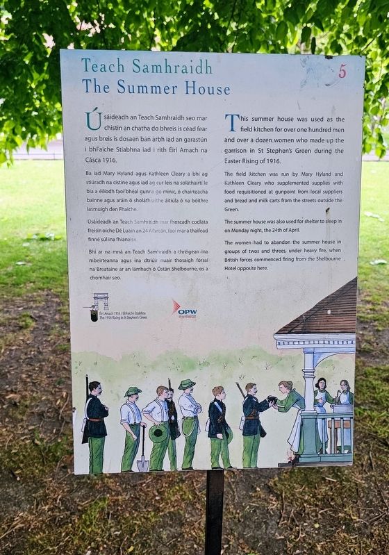Teach Samhraidh / The Summer House Marker image. Click for full size.