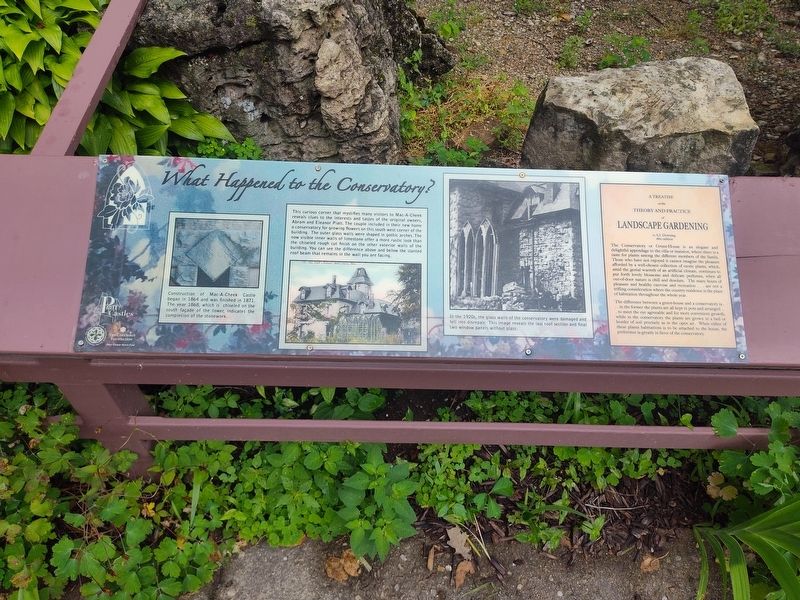 What Happened to the Conservatory? Marker. Click for full size. What Happened to the Conservatory? Marker image. Click for full size.