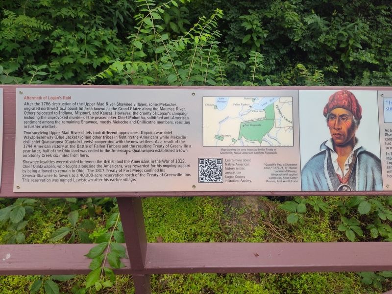 Aftermath of Logan�s Raid Marker image. Click for full size.