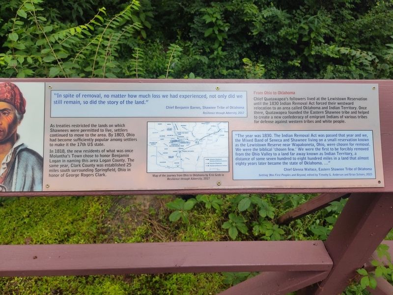 Aftermath of Logan�s Raid Marker image. Click for full size.