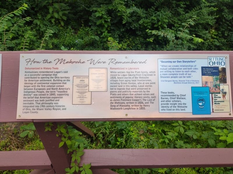 How the Mekoche Were Remembered Marker. Click for full size. How the Mekoche Were Remembered Marker image. Click for full size.
