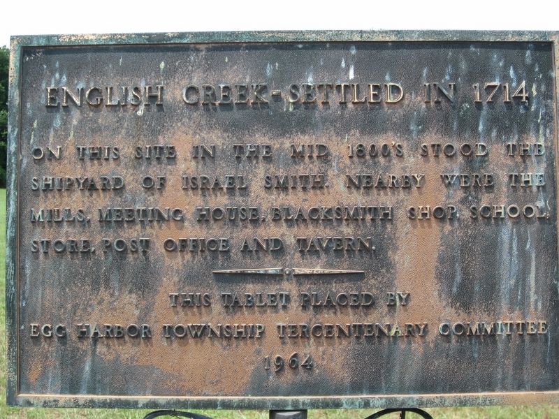 English Creek - Settled in 1714 Marker. Click for full size. English Creek - Settled in 1714 Marker image. Click for full size.