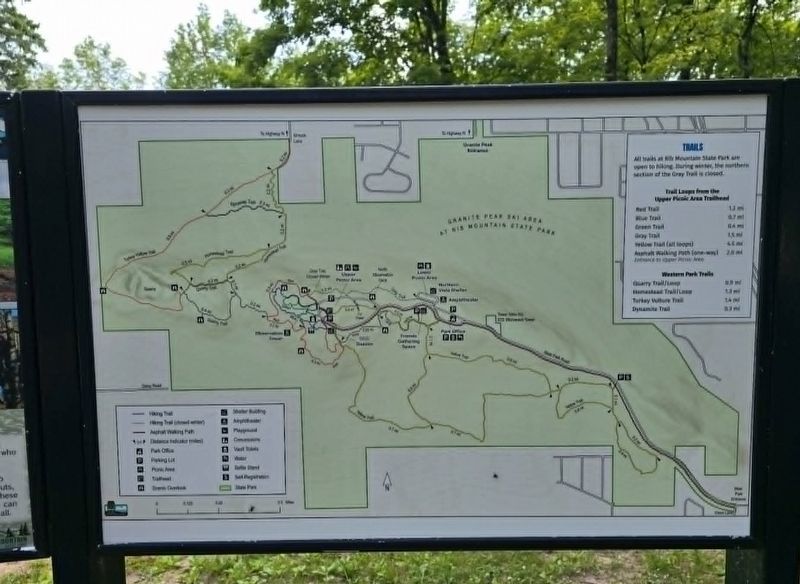 Map of Rib Mountain State Park. Click for full size. Map of Rib Mountain State Park image. Click for full size.