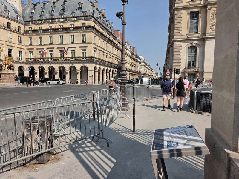 Le Louvre et les Tuileries / The Louvre and the Tuileries Marker. Click for full size. Le Louvre et les Tuileries / The Louvre and the Tuileries Marker image. Click for full size.