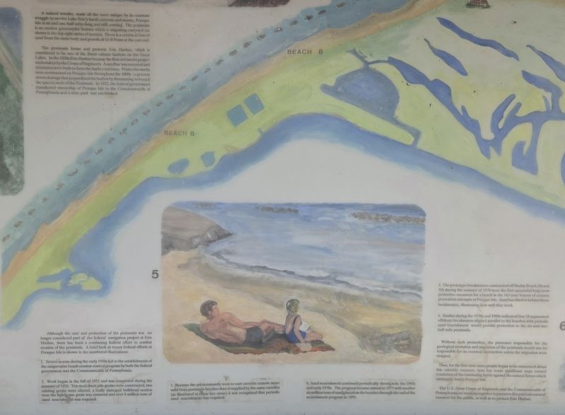 Text closeup Protecting Presque Isle Marker image. Click for full size.