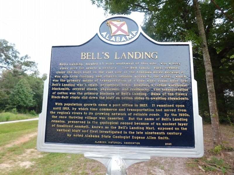 Bell's Landing / Tinela & Hybart Marker. Click for full size. Bell's Landing / Tinela & Hybart Marker image. Click for full size.