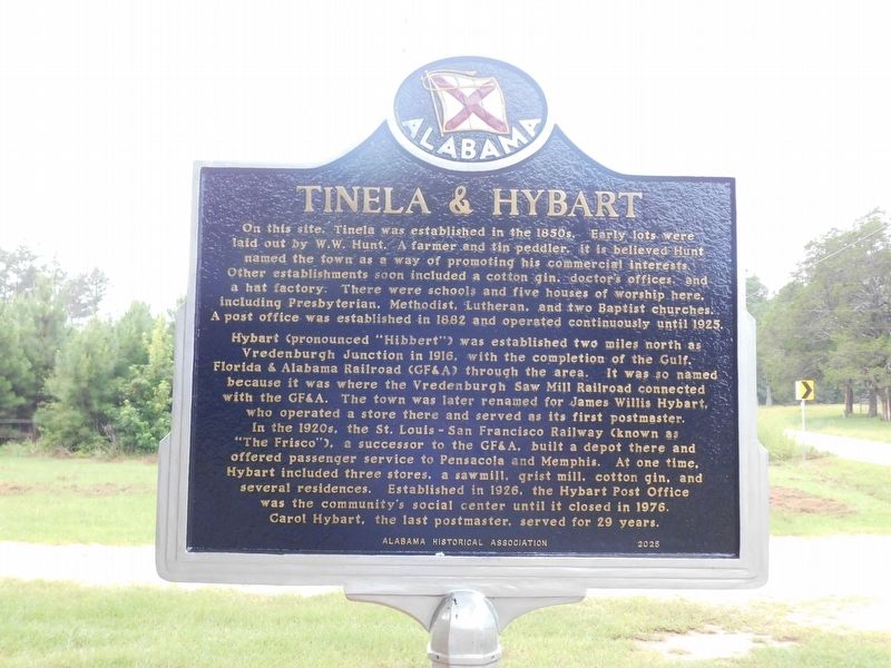 Bell's Landing / Tinela & Hybart Marker. Click for full size. Bell's Landing / Tinela & Hybart Marker image. Click for full size.