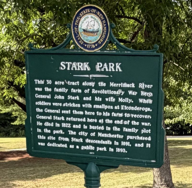 Stark park Marker. Click for full size. Stark park Marker image. Click for full size.