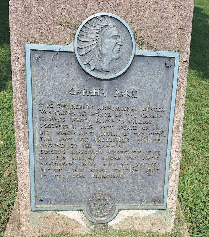 Capaha Park Marker. Click for full size. Capaha Park Marker image. Click for full size.