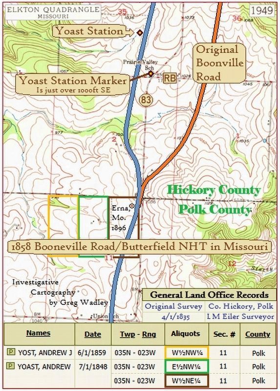 Butterfield Overland Mail in Missouri 1858-1861 Marker. Click for full size. Butterfield Overland Mail in Missouri 1858-1861 Marker image. Click for full size.