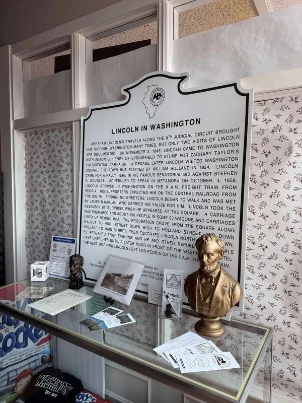 Copy of Marker within inside Washington Historical Society. Click for full size. Copy of Marker within inside Washington Historical Society image. Click for full size.