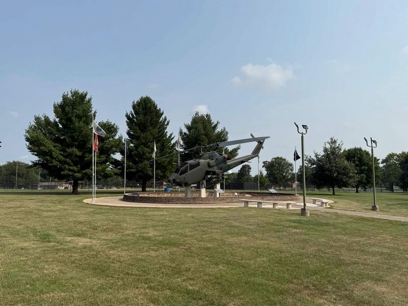 Washington Park Veterans Memorial Leftside View. Click for full size. Washington Park Veterans Memorial Leftside View image. Click for full size.