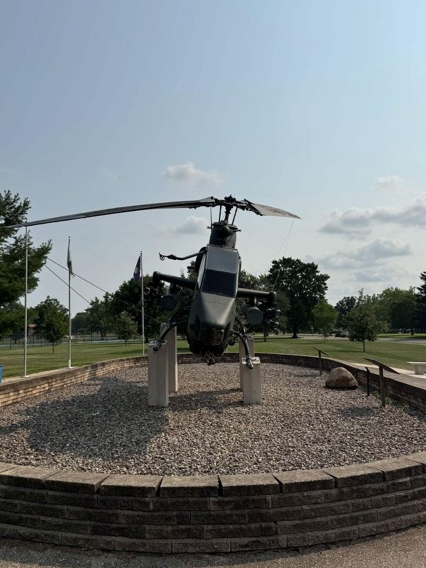 Front of Helicopter Memorial. Click for full size. Front of Helicopter Memorial image. Click for full size.