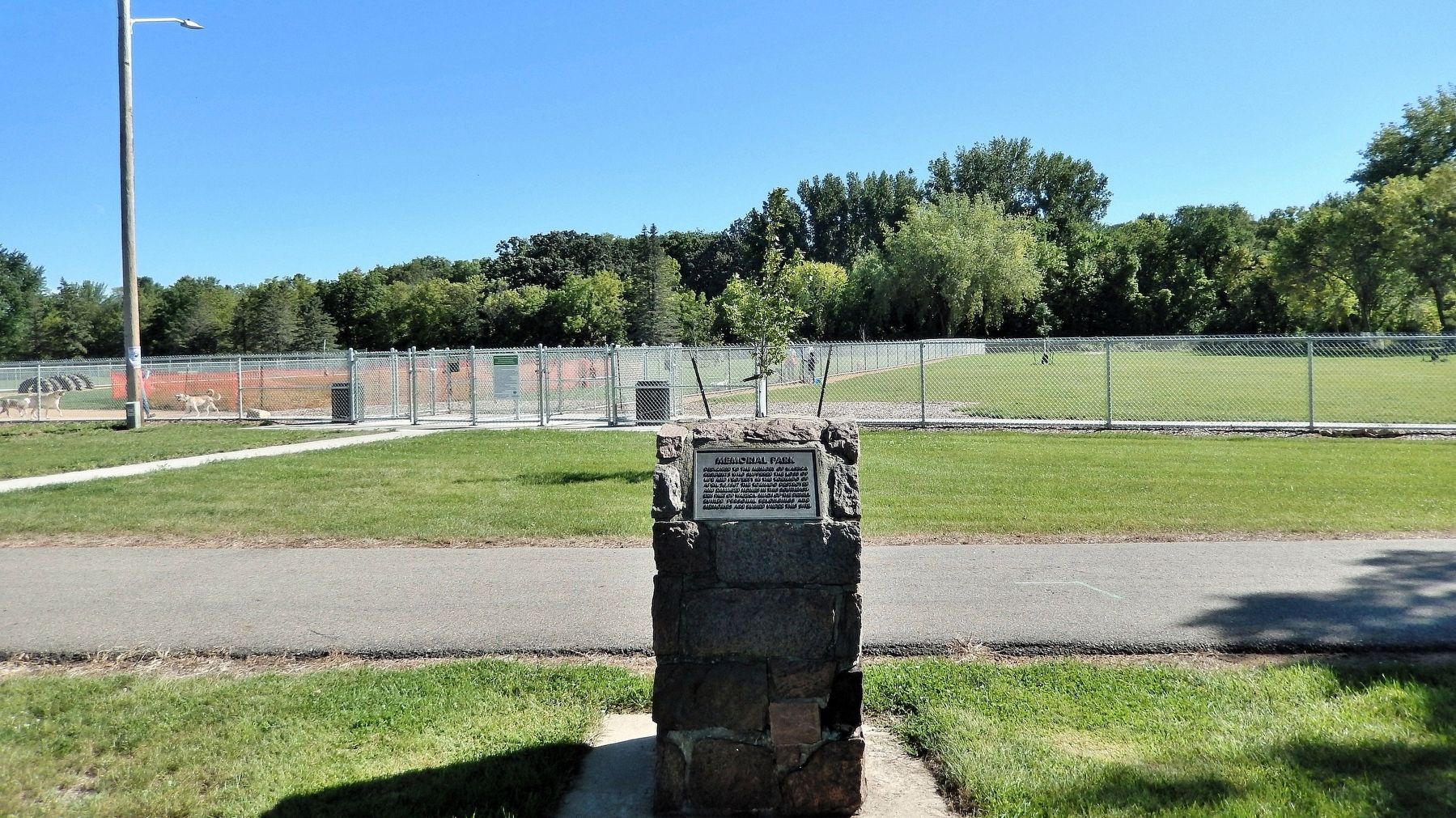 Memorial Park Marker image. Click for full size.