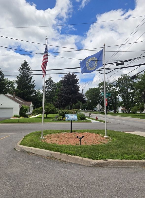 Fire Fighting in Brockport - The Protectives Inc. No.1 Marker. Click for full size. Fire Fighting in Brockport - The Protectives Inc. No.1 Marker image. Click for full size.