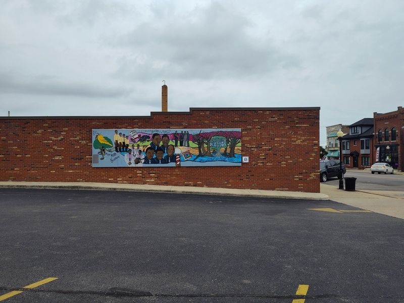 The Mills Brothers Mural Marker. Click for full size. The Mills Brothers Mural Marker image. Click for full size.