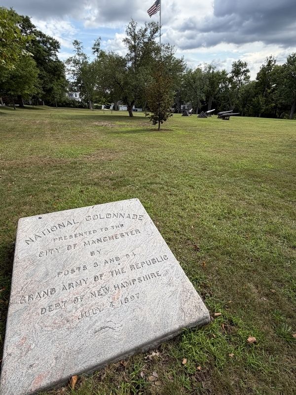National Colonnade Marker with Colonnade. Click for full size. National Colonnade Marker with Colonnade image. Click for full size.