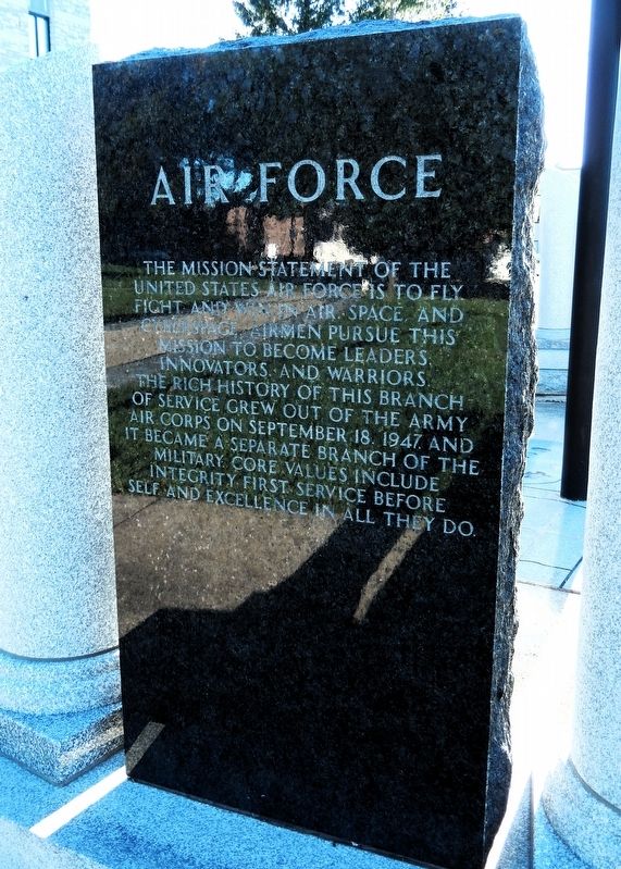 Rice County Veterans Memorial<br>Air Force image. Click for full size.