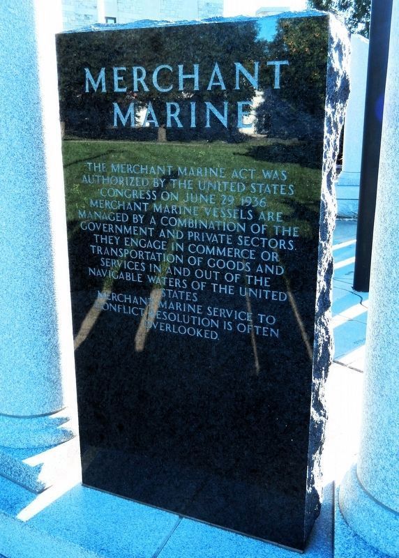 Rice County Veterans Memorial<br>Merchant Marine image. Click for full size.