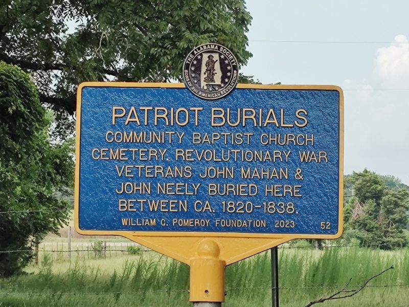 Patriot Burials Marker image. Click for full size.