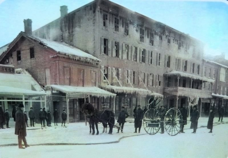 Marker detail: St. James Hotel image. Click for full size.