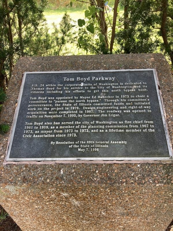 Tom Boyd Parkway Marker image. Click for full size.