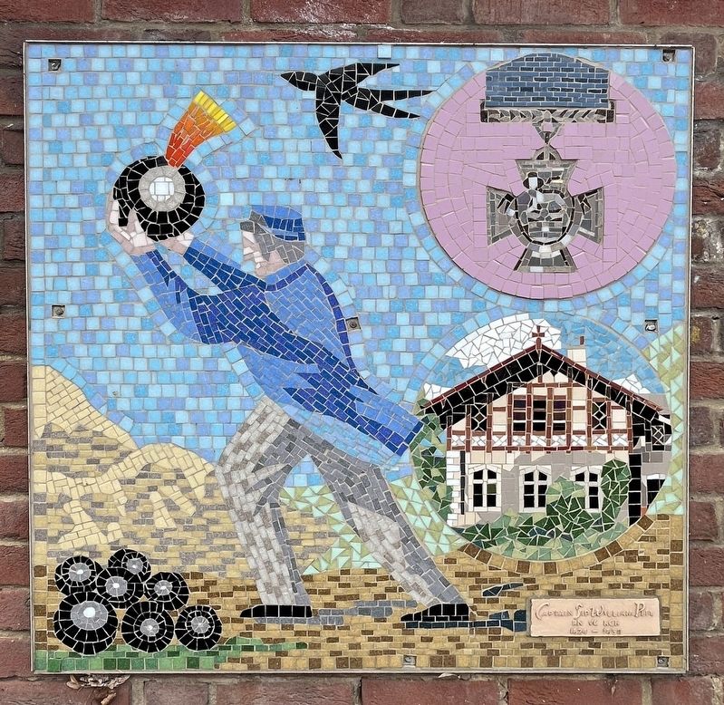 Captain Sir William Peal mosaic. Click for full size. Captain Sir William Peal mosaic image. Click for full size.