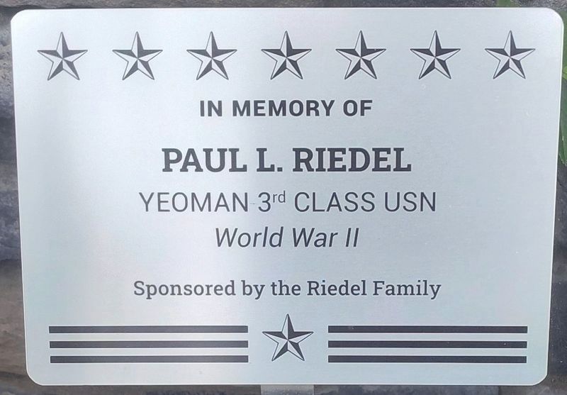 New Washington Veterans Memorial Park Marker image. Click for full size.