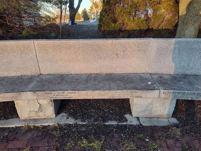 Eaton Township Veterans Memorial. Click for full size. Eaton Township Veterans Memorial image. Click for full size.