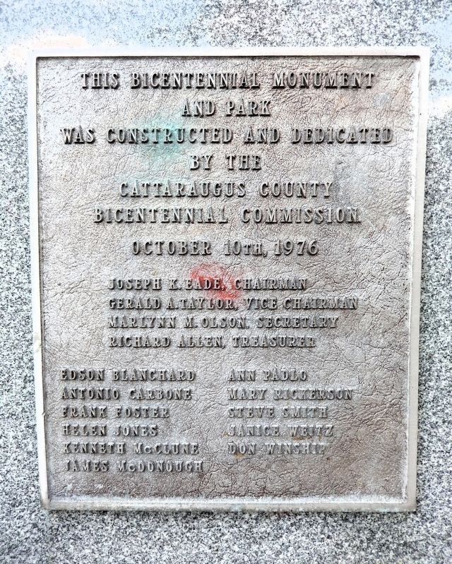 Bicentennial Monument and Park Marker image. Click for full size.