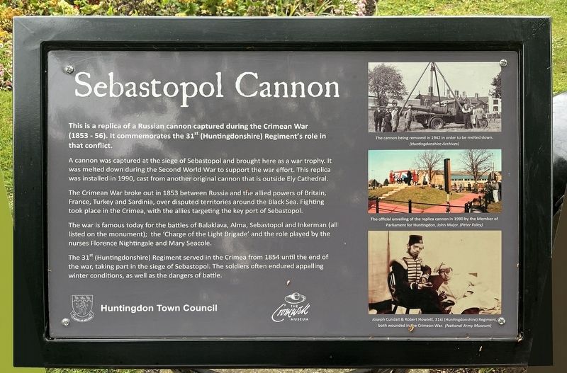 Sebastopol Cannon Marker image. Click for full size.