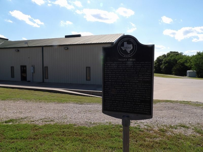 Valley Creek Marker. Click for full size. Valley Creek Marker image. Click for full size.