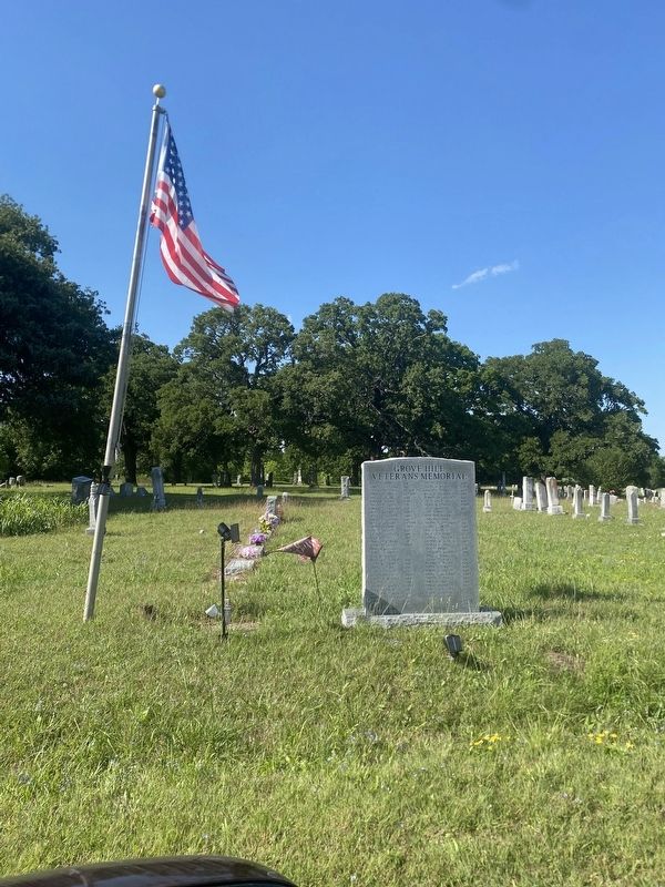 Grove Hill Veterans Memorial Marker image. Click for full size.