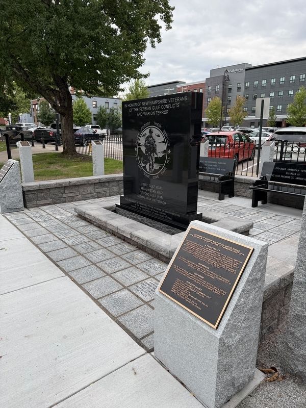 Gulf Conflicts Memorial. Click for full size. Gulf Conflicts Memorial image. Click for full size.